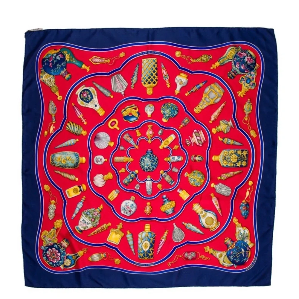Hermès Qu'importe Le Flacon Silk Scarf